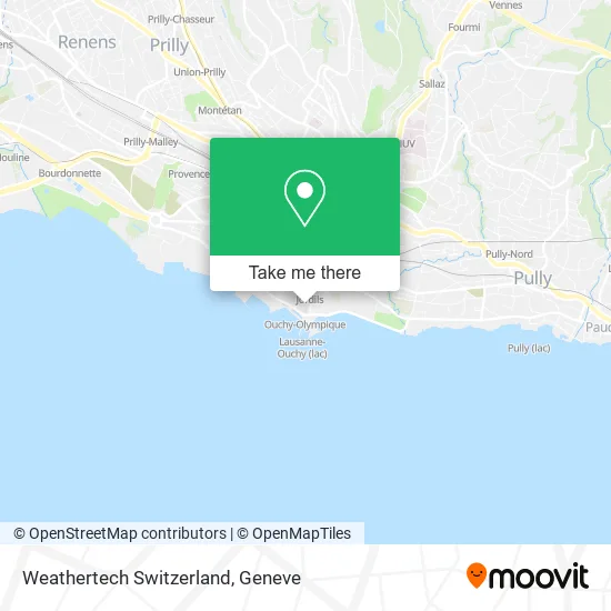 Weathertech Switzerland map