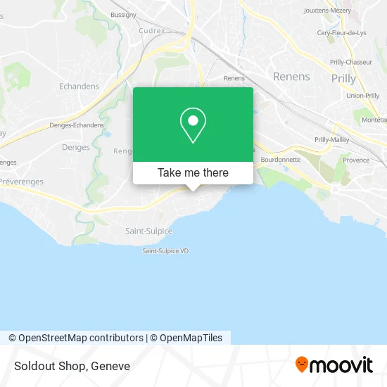 Soldout Shop map