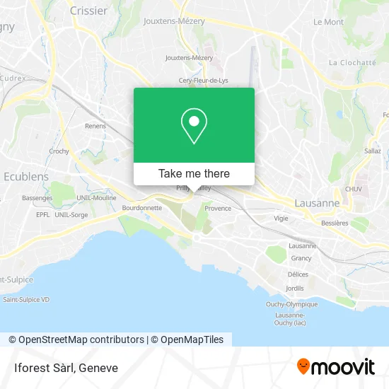 Iforest Sàrl map