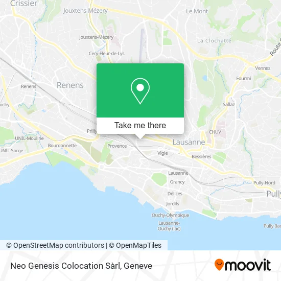 Neo Genesis Colocation Sàrl map