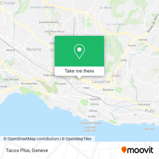 Tacos Plus map