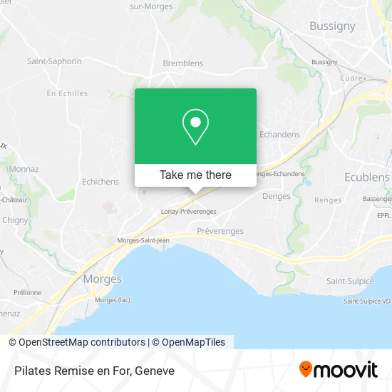 Pilates Remise en For map