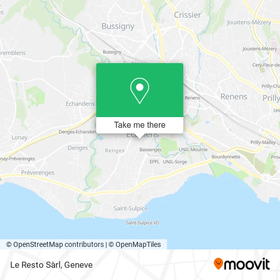 Le Resto Sàrl map
