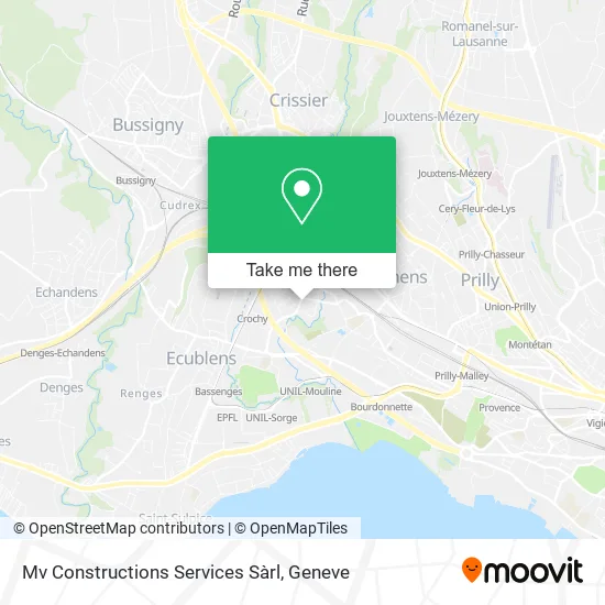 Mv Constructions Services Sàrl map