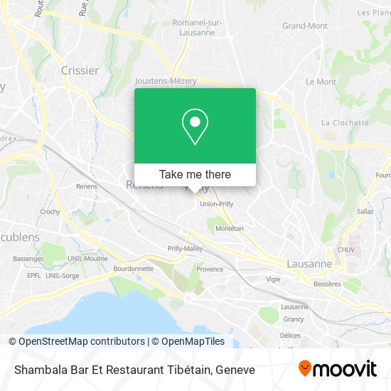Shambala Bar Et Restaurant Tibétain map
