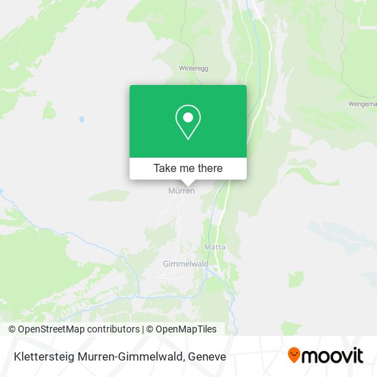 Klettersteig Murren-Gimmelwald map