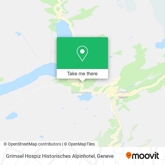Grimsel Hospiz Historisches Alpinhotel map