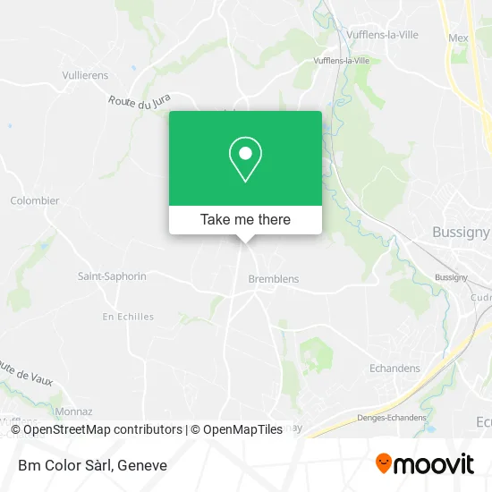 Bm Color Sàrl map