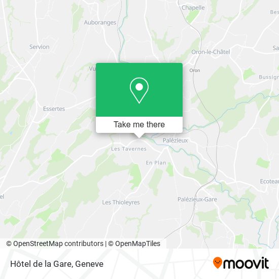 Hôtel de la Gare map