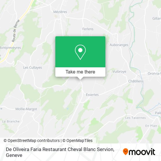 De Oliveira Faria Restaurant Cheval Blanc Servion map