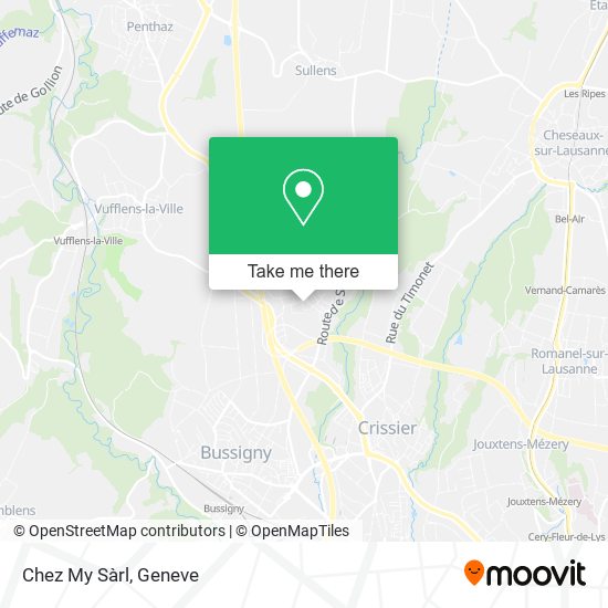 Chez My Sàrl map