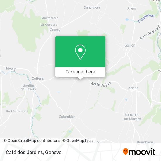 Café des Jardins map