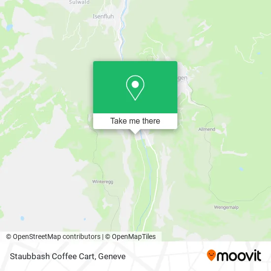 Staubbash Coffee Cart map