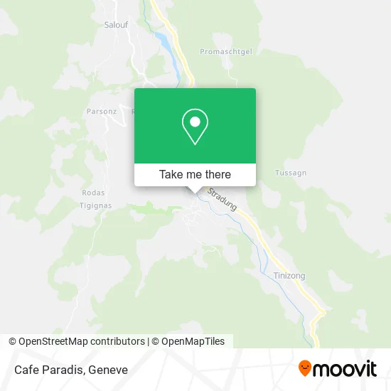 Cafe Paradis map