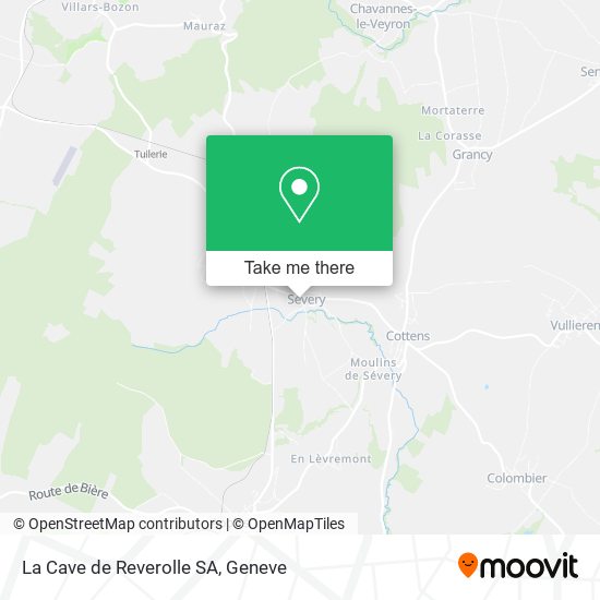 La Cave de Reverolle SA map