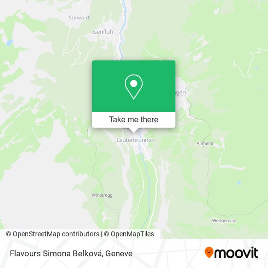 Flavours Simona Belková map