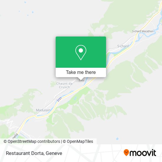 Restaurant Dorta map