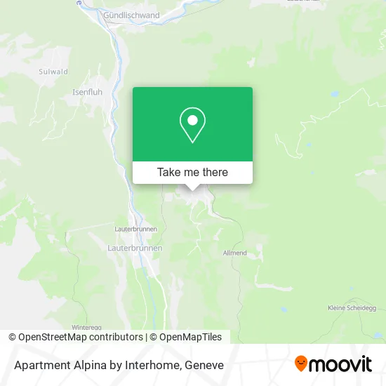 Apartment Alpina by Interhome map