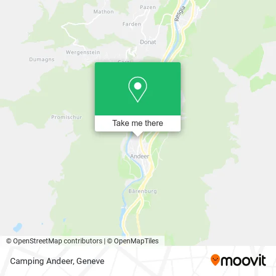 Camping Andeer map