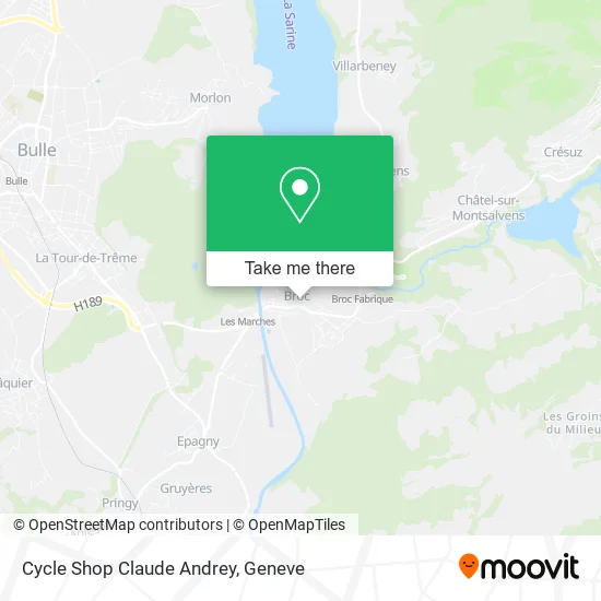 Cycle Shop Claude Andrey map