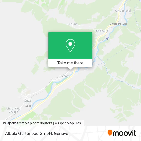 Albula Gartenbau GmbH map