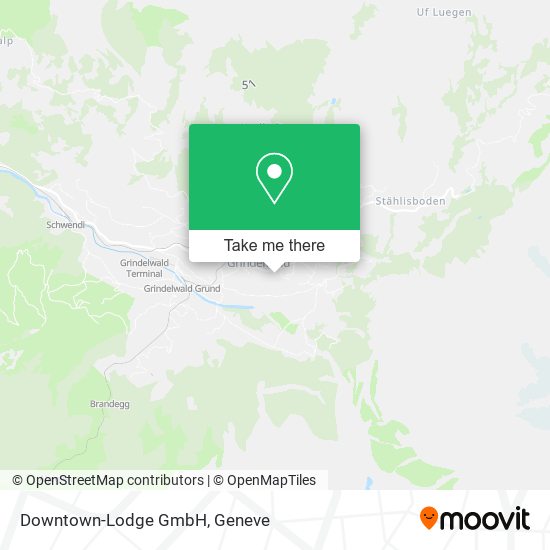 Downtown-Lodge GmbH map