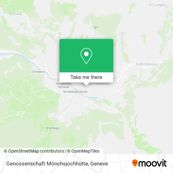 Genossenschaft Mönchsjochhütte map