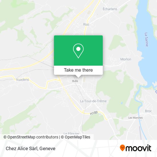 Chez Alice Sàrl map