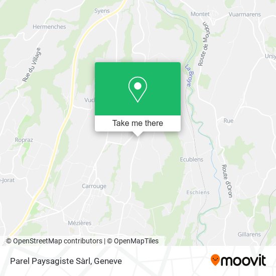 Parel Paysagiste Sàrl map