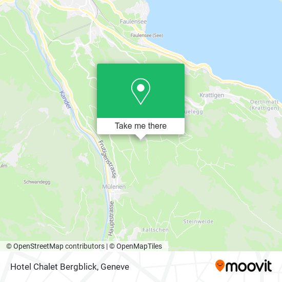 Hotel Chalet Bergblick map