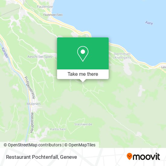 Restaurant Pochtenfall map