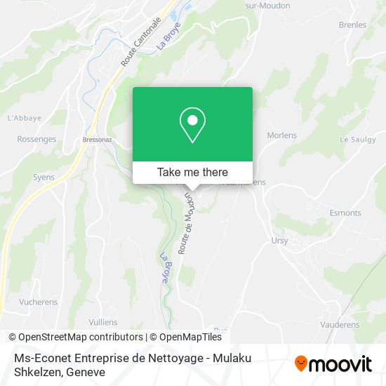 Ms-Econet Entreprise de Nettoyage - Mulaku Shkelzen map
