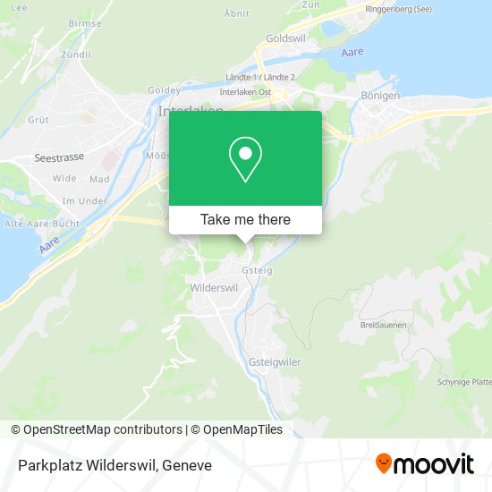 Parkplatz Wilderswil map