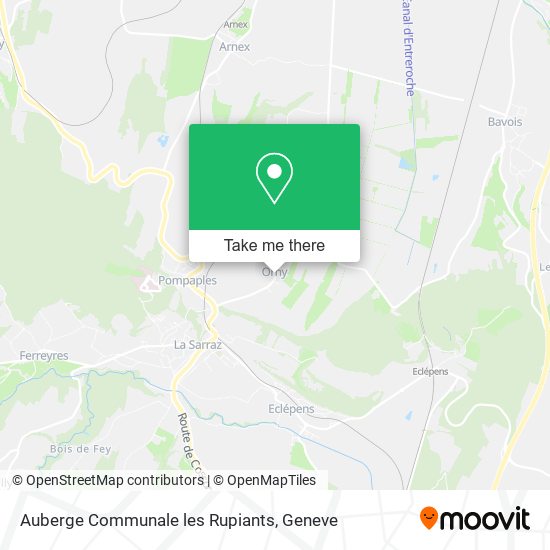 Auberge Communale les Rupiants map