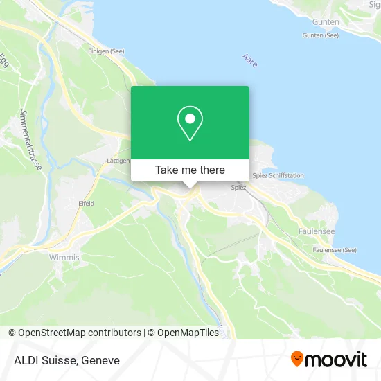 ALDI Suisse map