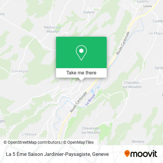 La 5 Ème Saison Jardinier-Paysagiste map
