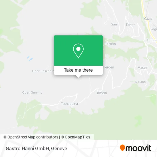 Gastro Hänni GmbH map