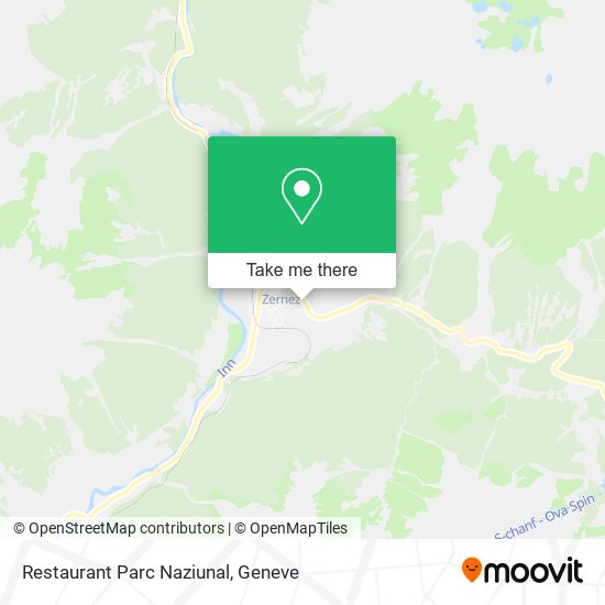 Restaurant Parc Naziunal map
