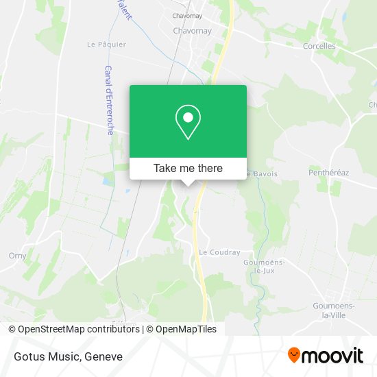 Gotus Music map