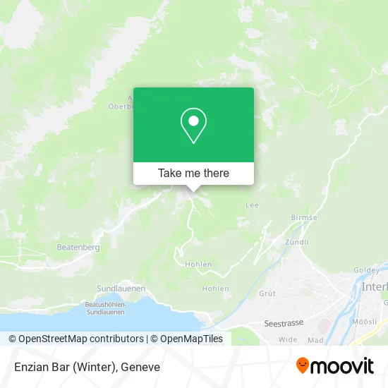 Enzian Bar (Winter) map