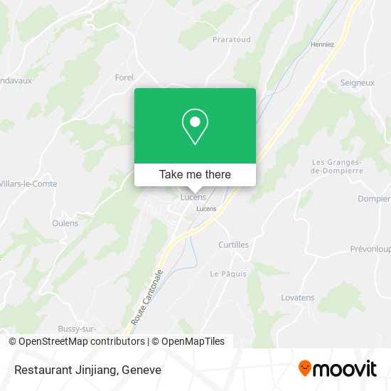 Restaurant Jinjiang map