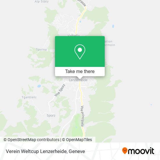 Verein Weltcup Lenzerheide map