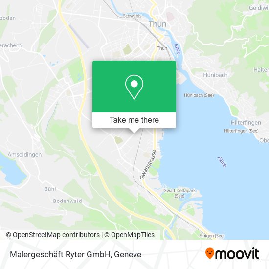 Malergeschäft Ryter GmbH map