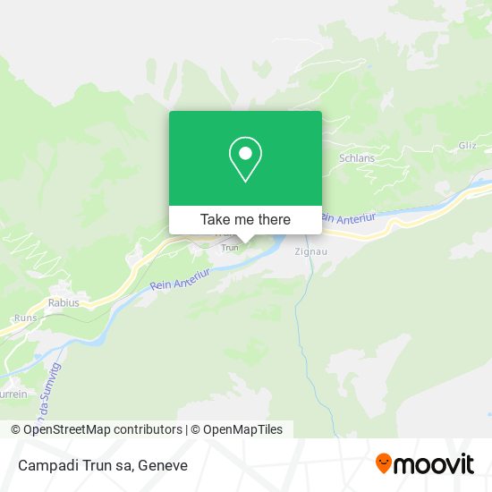 Campadi Trun sa map