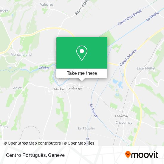 Centro Português map