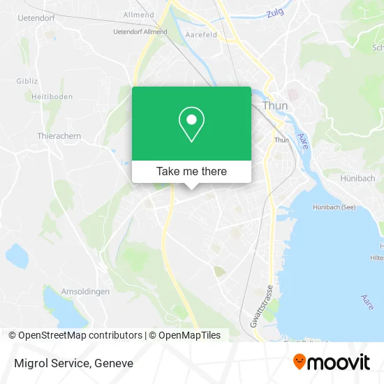 Migrol Service map