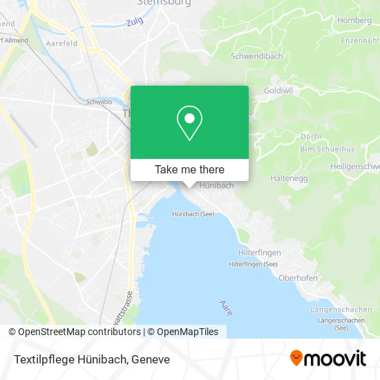 Textilpflege Hünibach map