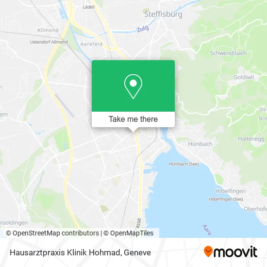 Hausarztpraxis Klinik Hohmad map