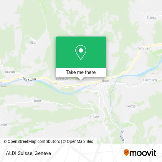 ALDI Suisse map