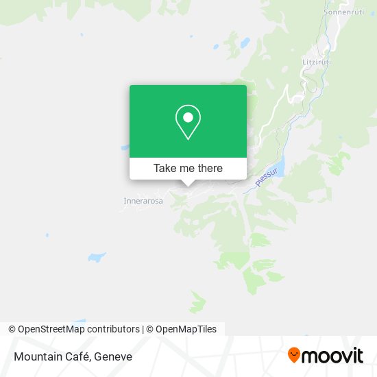 Mountain Café map